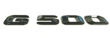 G500 BLACK FOR MERCEDES REAR TRUNK EMBLEM BADGE NAMEPLATE DECAL LETTER NUMBER