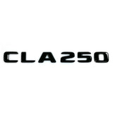 GLOSS BLACK CLA 250 Emblem for Mercedes Trunk Letter Nameplate Badge 17-21