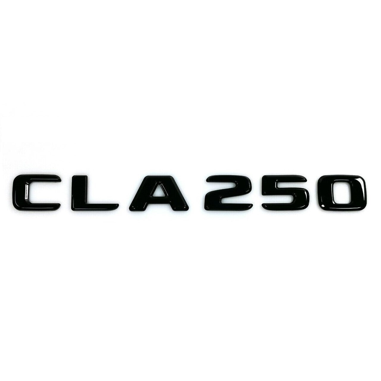 GLOSS BLACK CLA 250 Emblem for Mercedes Trunk Letter Nameplate Badge 17-21