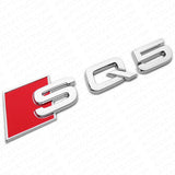 Audi SQ5 OEM Chrome Rear Letter Liftgate Badge Trunk Emblem Badge Logo Sport