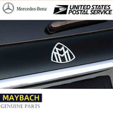 Original Gloss Black Mercedes Maybach Trunk Badge Deco For Mercedes S-Class W222