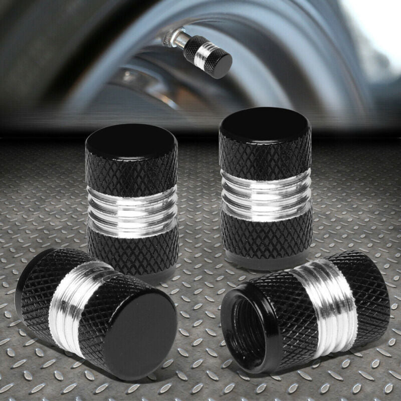 4x Car Accessories SUV Wheel Tyre Valve Stems Air Dust Cover Screw Cap Universal