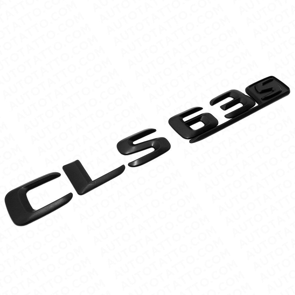 2016 CLS 63 S Emblem Trunk Lid Letter Nameplate Badge Decorate AMG Matte Black