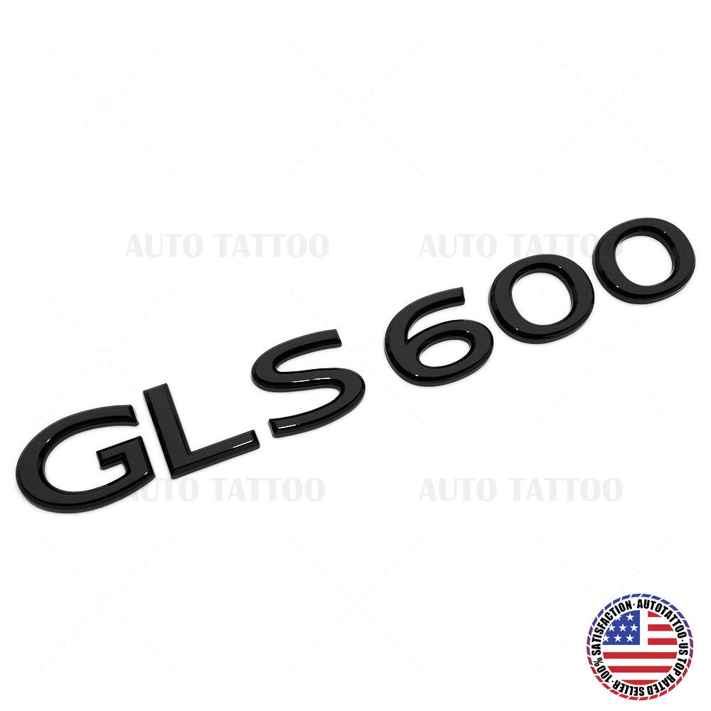 Mercedes-Maybach GLS 600 SUV AMG Emblem Liftgate Nameplate Badge Gloss Black