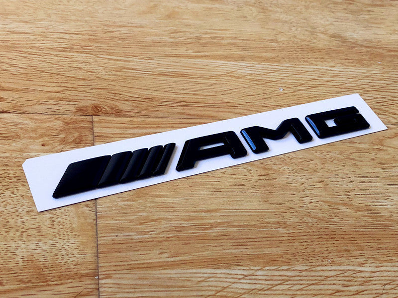 Gloss Black AMG Emblem Replacement Decal Badge Sticker For Mercedes-Benz GLE 63