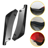 2Pcs Polished Car Rear Bumper Lip Diffuser Splitter Canard Protector Accessories
