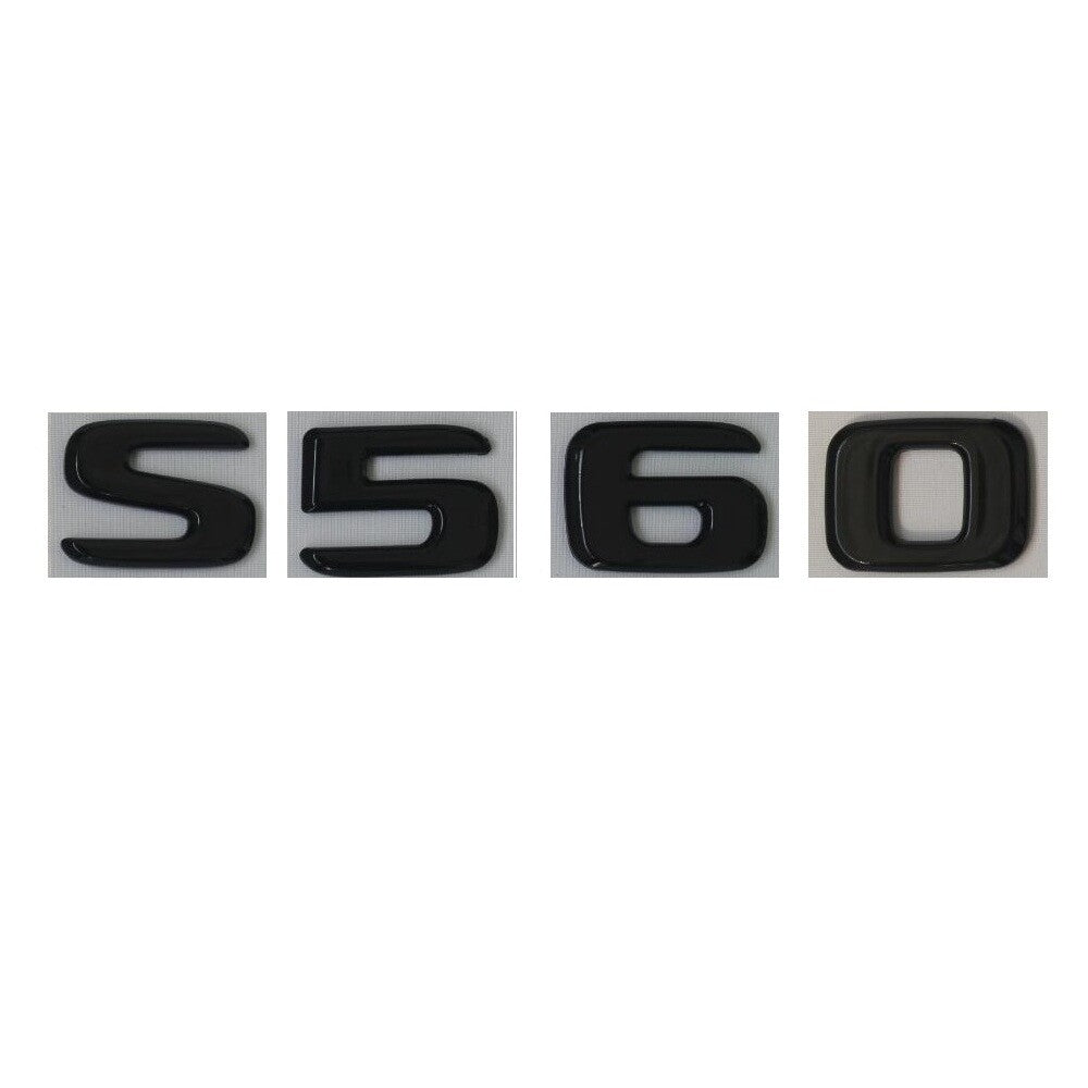 Gloss Black Letters S 560 Trunk Emblems Emblem for Mercedes Benz MAYBACH S560