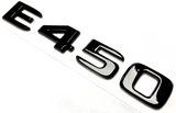 E450 BLACK FOR MERCEDES REAR TRUNK EMBLEM BADGE NAMEPLATE DECAL LETTER NUMBER