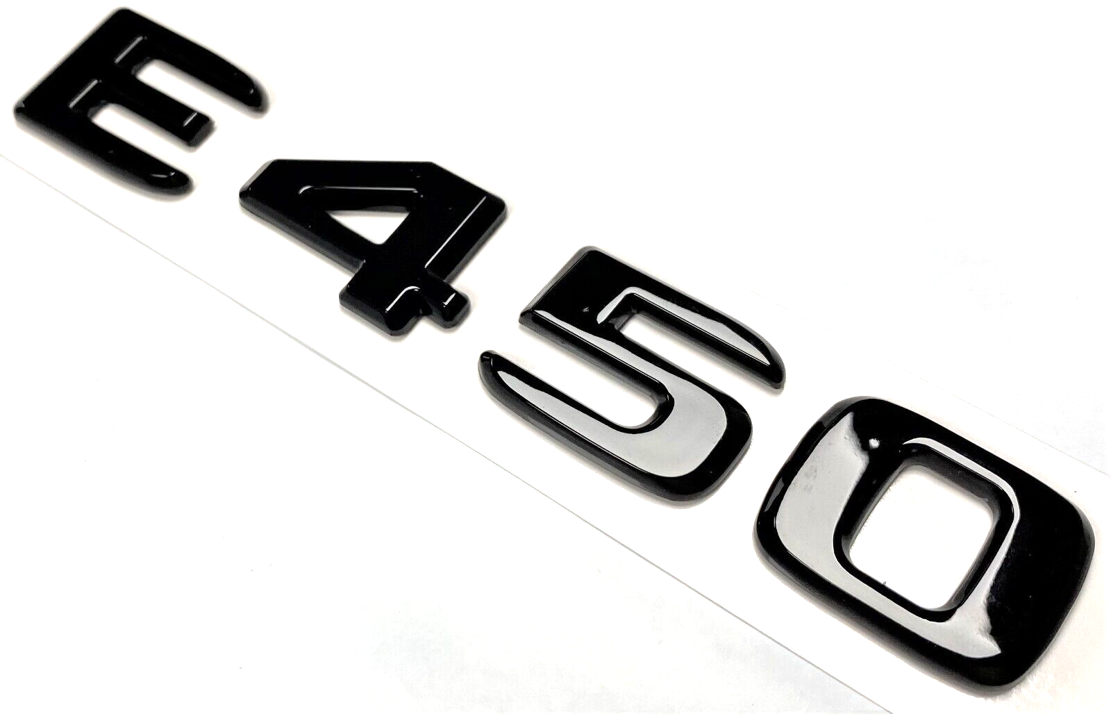 E450 BLACK FOR MERCEDES REAR TRUNK EMBLEM BADGE NAMEPLATE DECAL LETTER NUMBER