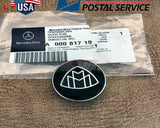 Black Sliver OEM Front Hood Ornament Grille Badge W222 S Class Mercedes Maybach