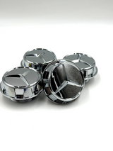 4pcs Mercedes Benz Maybach C63s E63s CLS63s AMG Chrome Center Caps Screw On 60mm
