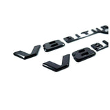 Gloss Black S63 AMG V8 BITURBO Trunk Badges Emblems for Mercedes Benz W222 2018+