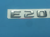 Chrome " E200d " Number Letters Rear Trunk Badge Emblem for Mercedes Benz E200d