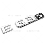 17-20 E63 S AMG Letter Emblem 3D Trunk Logo Nameplate Badge Decorate OEM Chrome