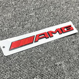 Black Red AMG Number Letters Rear Trunk Badge Emblem for Mercedes Benz