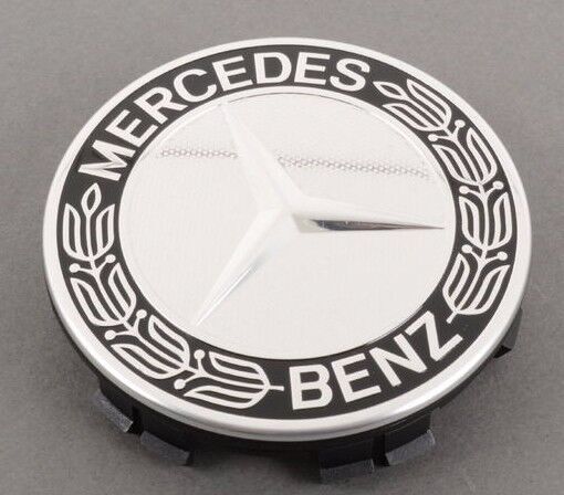 Genuine Chrome With Black Wheel Center Hub Cap NEW OE 1PCS