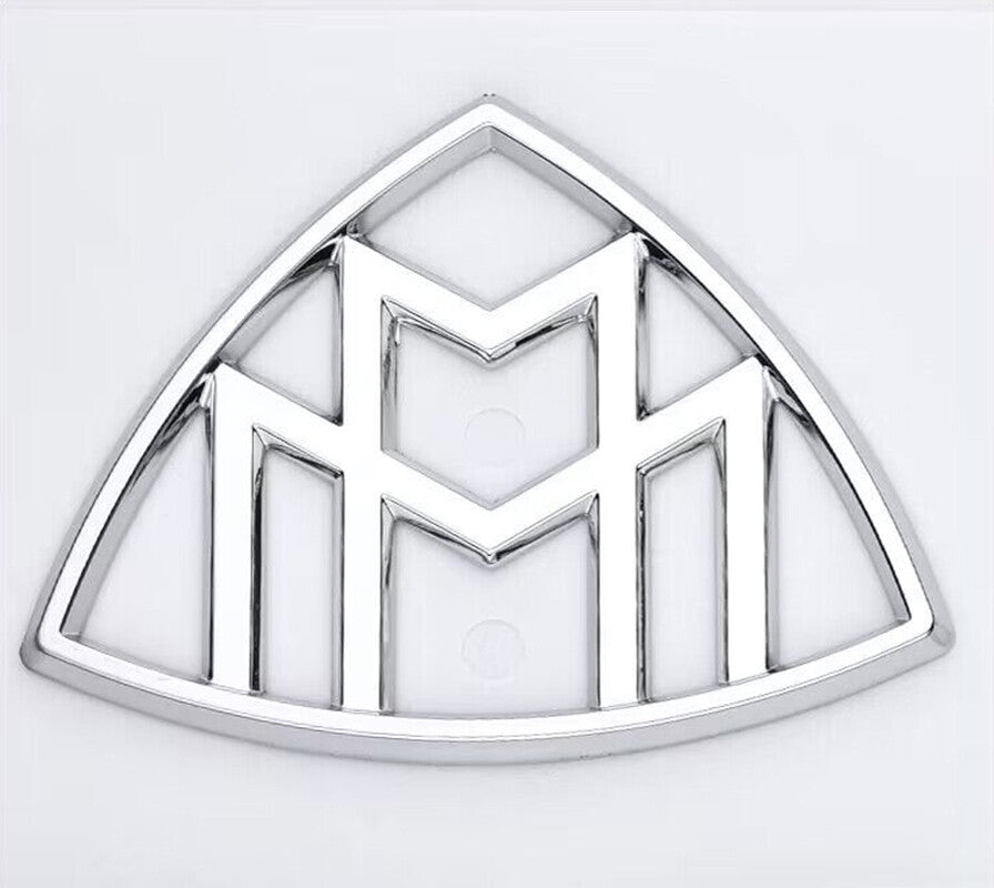 4pc Chrome Maybach Fender Side Rear Trunk Emblems Badge AMG For Mercedes S Class