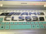 NEW "CLS63s + sAMG" High quality Rear Trunk Emblem Decal Badge FOR Mercedes Benz