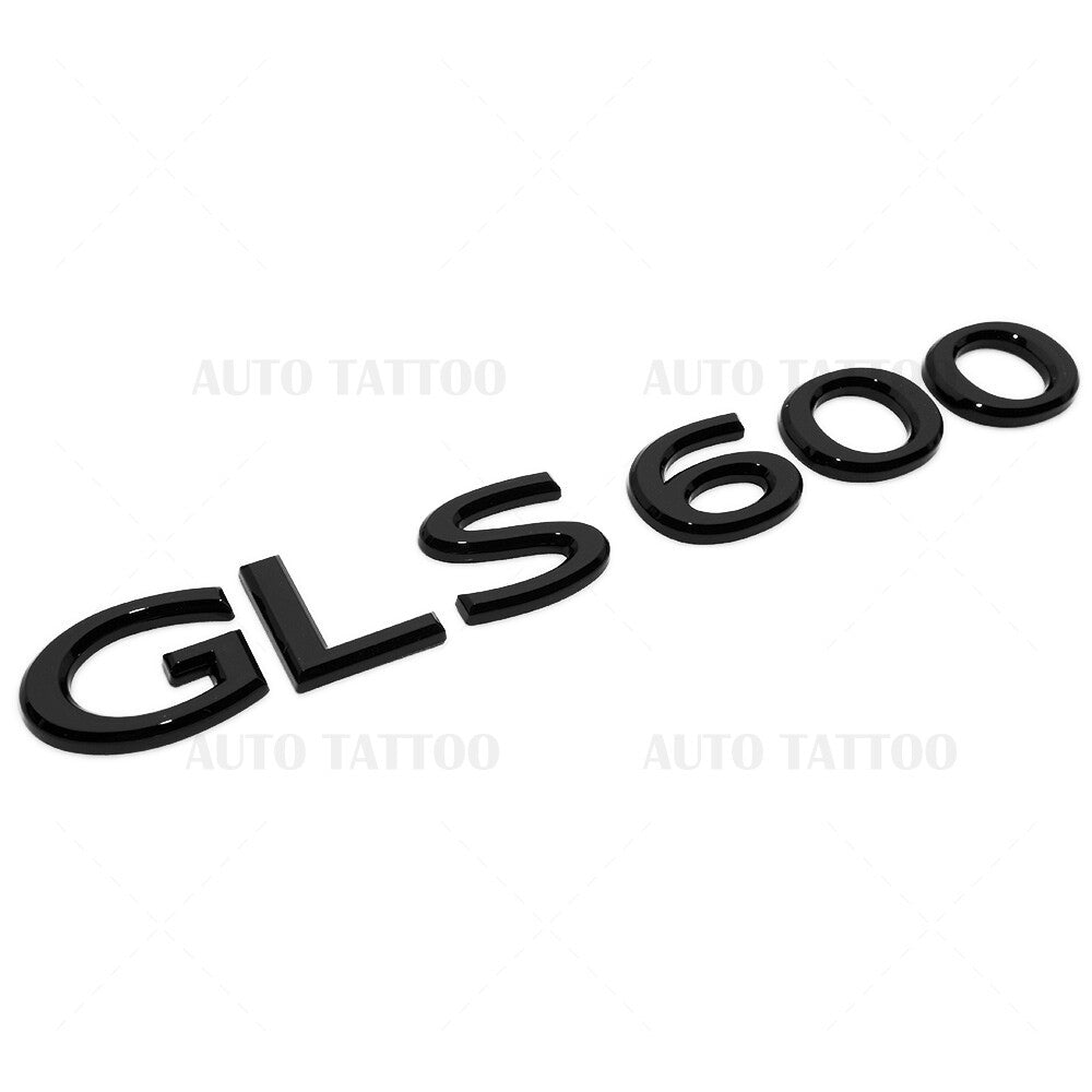 Mercedes-Maybach GLS 600 SUV AMG Emblem Liftgate Nameplate Badge Gloss Black