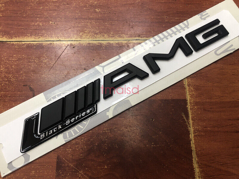 Black L////AMG L AMG Letters Trunk Emblem Badge Sticker for AMG L