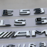 NEW Chrome CLS53 AMG TURBO 4 MATIC Trunk Emblem Badge Sticker for Mercedes Benz