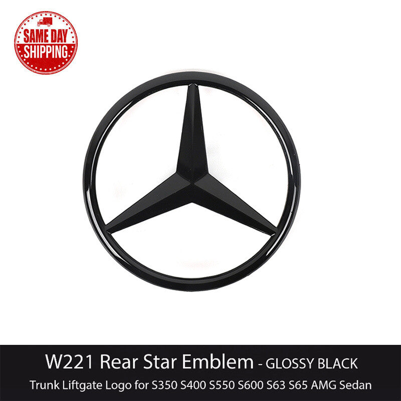 New For Mercedes S W221 Rear Boot Emblem Star Badge Sign A2217580058 2007-2013