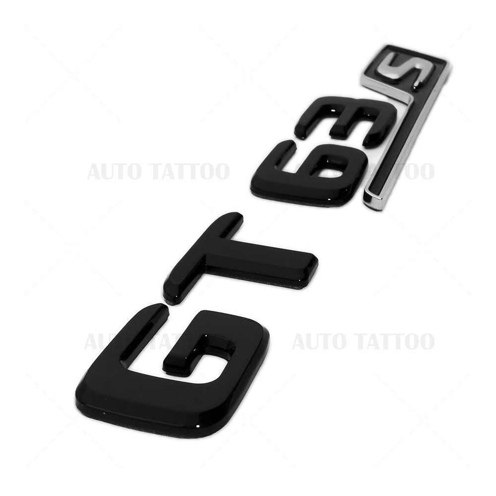 Mercedes AMG GT 63 S Letter Emblem Trunk Logo Nameplate Badge Sport Gloss Black