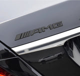 Black S63 AMG V8 BITURBO 4MATIC+ Trunk Fender Badges Emblems for Mercedes W222