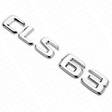01-14 CLS 63 Emblem Trunk Lid Letter Logo Nameplate Badge Decoration AMG Chrome