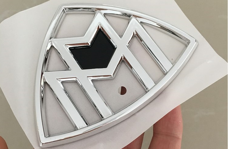 Chrome For Mercedes-Benz Maybach Trunk Emblem Rear Badge Standing S Class