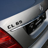 05-14 CL 65 Emblem Trunk Lid Letter Logo Nameplate Badge Decoration AMG Black