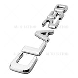 17-21 CLA 250 Emblem Trunk Lid Letter Logo Nameplate Badge Decorate OEM Chrome