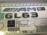 2018 " GL63 + AMG" High quality Rear Trunk Emblem Decal Badge FOR Mercedes Benz