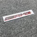 3D AMG Emblem Red Chrome Rear Tailgate Trunk Badge For Benz A C E S CL SL GLE