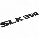 15-16 SLK 350 AMG Letter Emblem Trunk Logo Nameplate Badge Decorate Matte Black