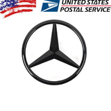 GLOSS BLACK MERCEDES CLS W218 2012-2018 REAR TRUNK BOOT LID STAR BADGE EMBLEM US