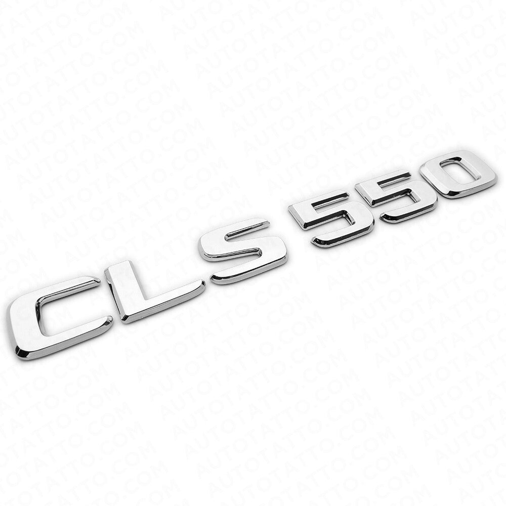 17+ Benz CLS 550 Emblem Trunk Lid Letter Nameplate Badge Decorate AMG OEM Chrome