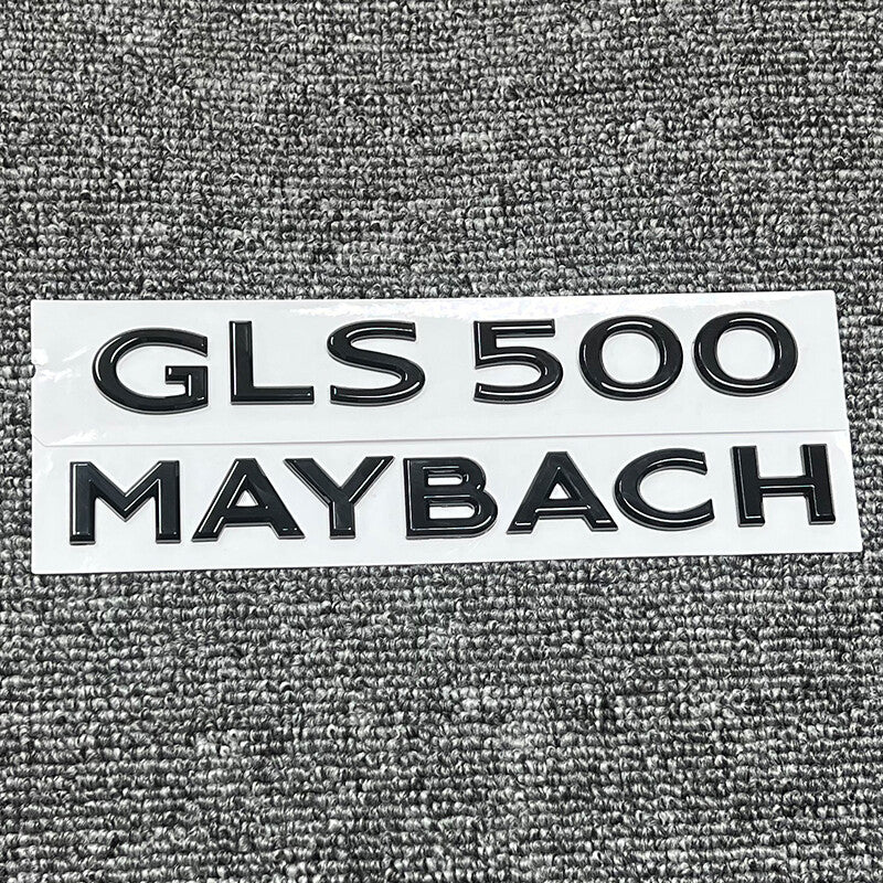 Gloss Black FOR GLS500 MAYBACH BLACK REAR TRUNK NAMEPLATE EMBLEM BADGE DECAL NEW