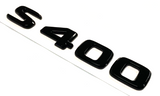 GLOSS BLACK S400 FOR MERCEDES REAR TRUNK EMBLEM BADGE NAMEPLATE DECAL LETTERS