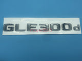 Chrome " GLE300d " Number Letters Rear Trunk Badge Emblem for Mercedes Benz GLE