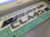 NEW "CLA45s + sAMG" High quality Rear Trunk Emblem Decal Badge FOR Mercedes Benz