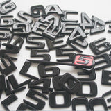 Gloss Black Letters Trunk Emblems for Mercedes Benz W166 W167 GLE450 Symbol