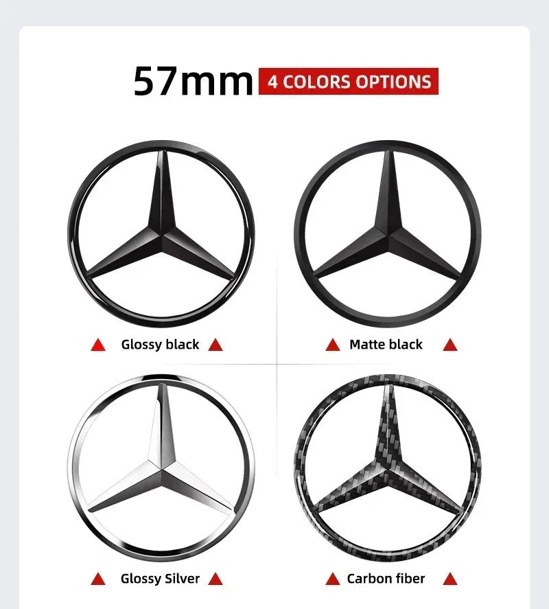 Mercedes Benz Steering Wheel Replace Badge Emblem W204 205 GLA GLC CLA A E Class