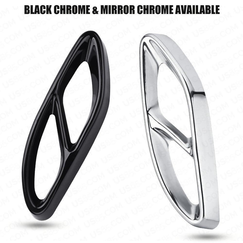AMG Style Quad Exhaust Tips Tailpipe Cover Trim For A C E Class GLC CLA GLS GLE