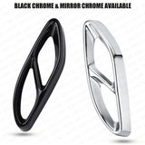 AMG Style Quad Exhaust Tips Tailpipe Cover Trim For A C E Class GLC CLA GLS GLE