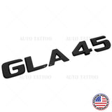 17-20 GLA 45 AMG Rear Letter Emblem Liftgate Logo Nameplate Badge Gloss Black