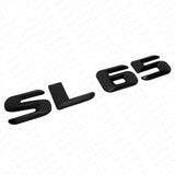 15-16 SL 65 AMG Letter 3D Emblem Trunk Logo Nameplate Badge Decorate Matte Black