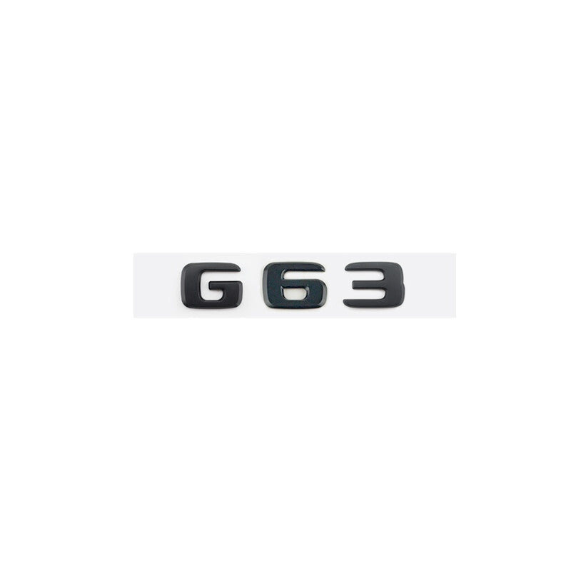 4pcs G63 AMG V8 BITURBO Matte Black Badge Emblem for Mercedes Benz W463 W464 G63