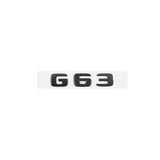 4pcs G63 AMG V8 BITURBO Matte Black Badge Emblem for Mercedes Benz W463 W464 G63