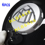4x Maybach Gloss Black Wheel Center Hub Caps Emblem For 2020 Mercedes Benz S450